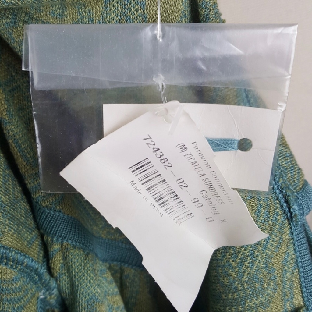 Peruvian Connection Blue And Gold Midi Dress Size M Nwt — image 7 of 8
